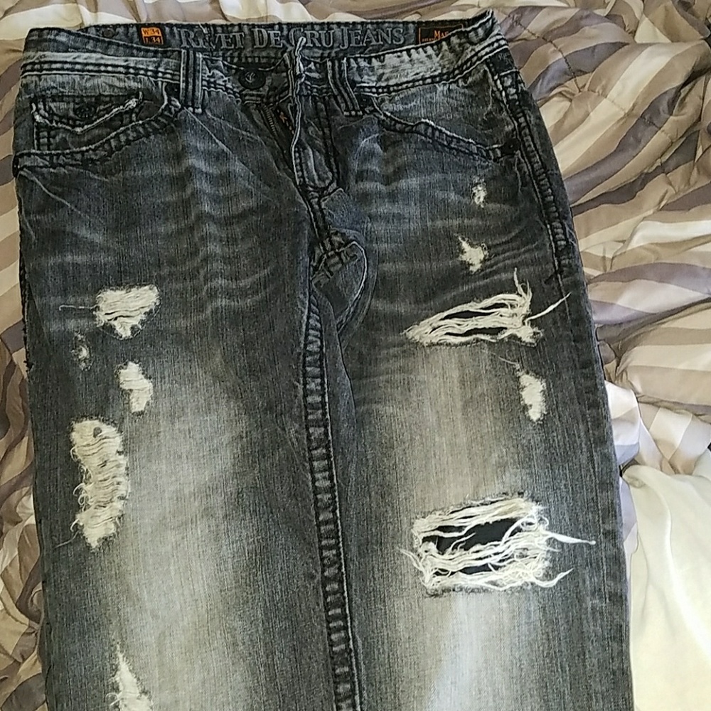 Rivet de cru jeans